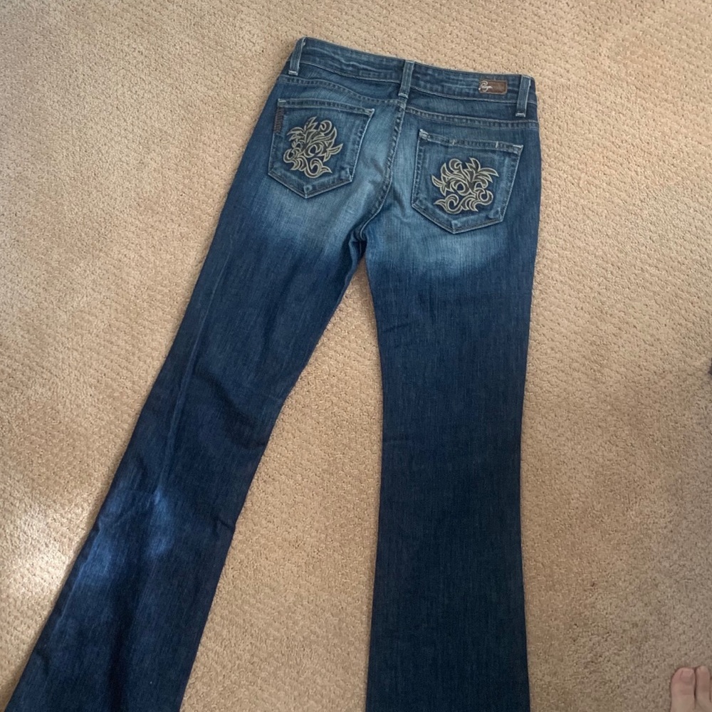 Paige denim bootcut with pocket detail